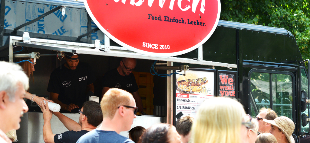 Street-Food Markt mit RibWich